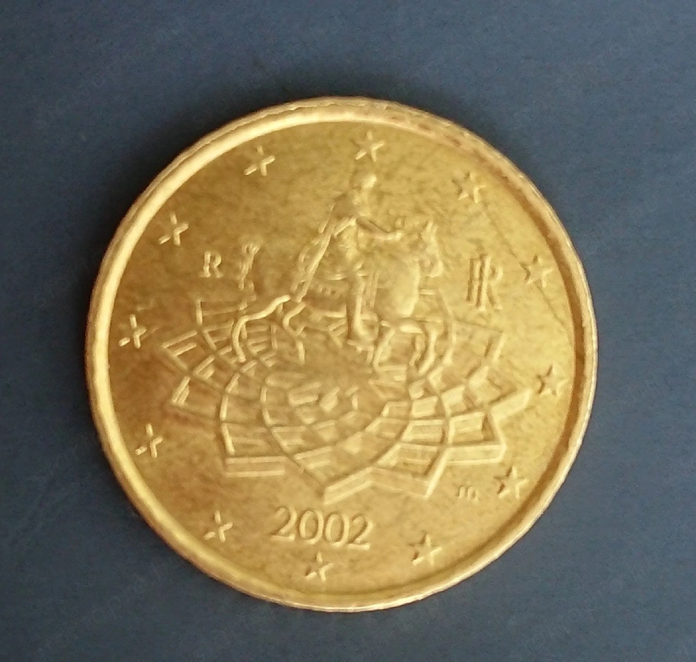  50 Cent Euro Italy 2002 