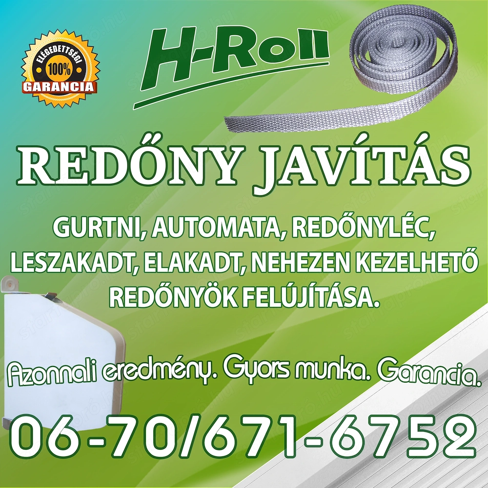 REDŐNY JAVÍTÁS (gurtnicsere) - 06-70 671-6752