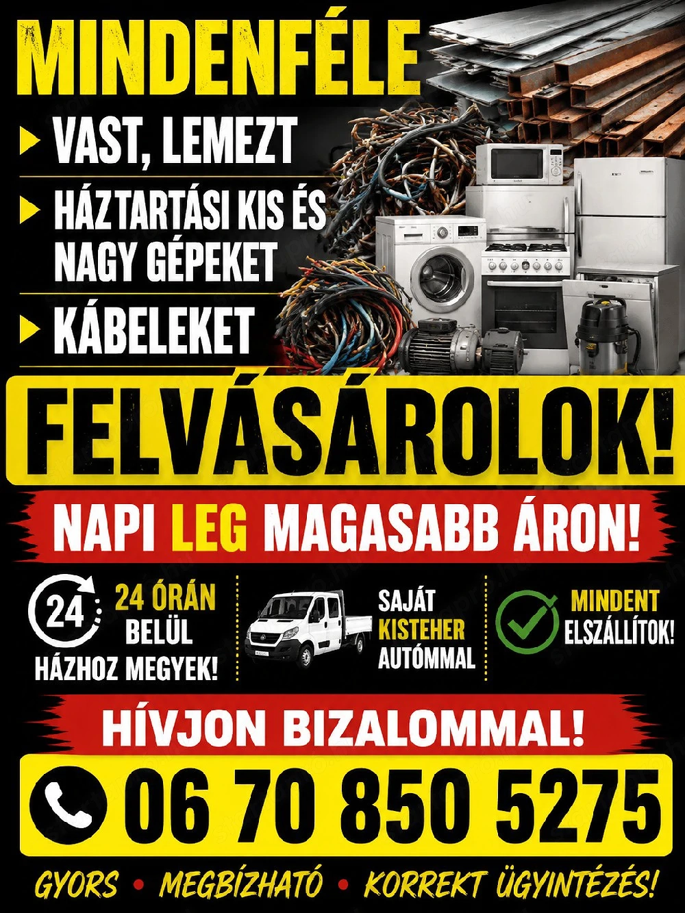 mindenféle fas fémhulladék felvásárlás