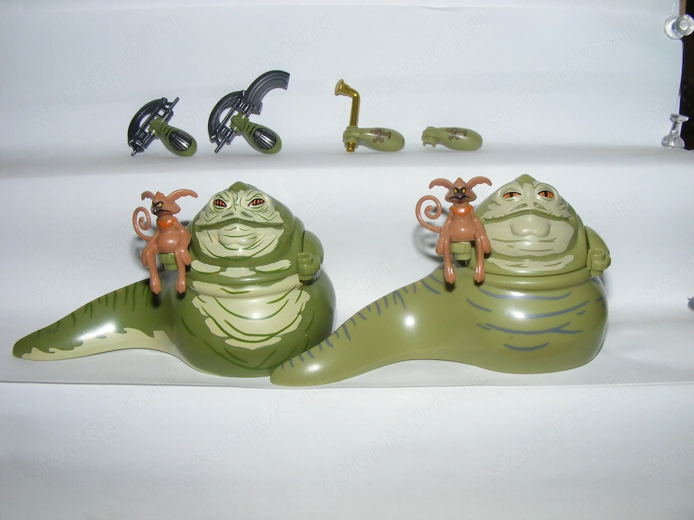 Lego Star Wars figurák Jabba + Rotta the Hutt + háziállat Salacious figura ÚJ