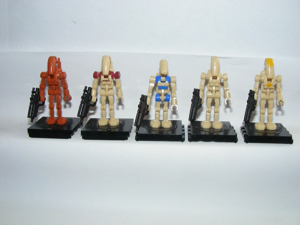 Lego Star Wars Battle Command Pilot Security Droid figura összecsukható 5db ÚJ