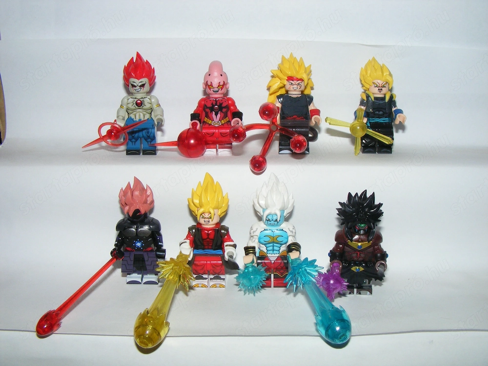 Lego Dragon Ball Z figurák Devil Buu Demigra Amzu Mira Vegetto Broly figura ÚJ