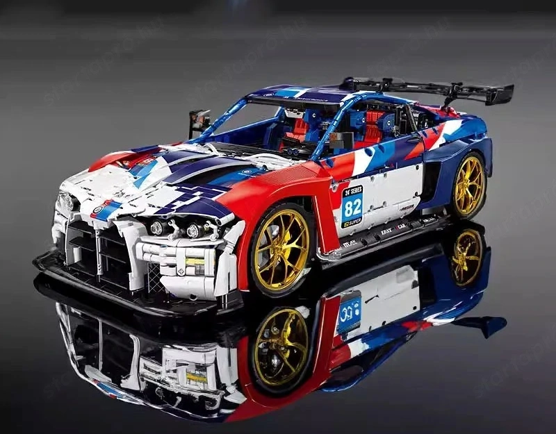 Lego komp. Technic BMW M4 GT3 Performance 1:8 Supercar 4560db LEPIN ÚJ