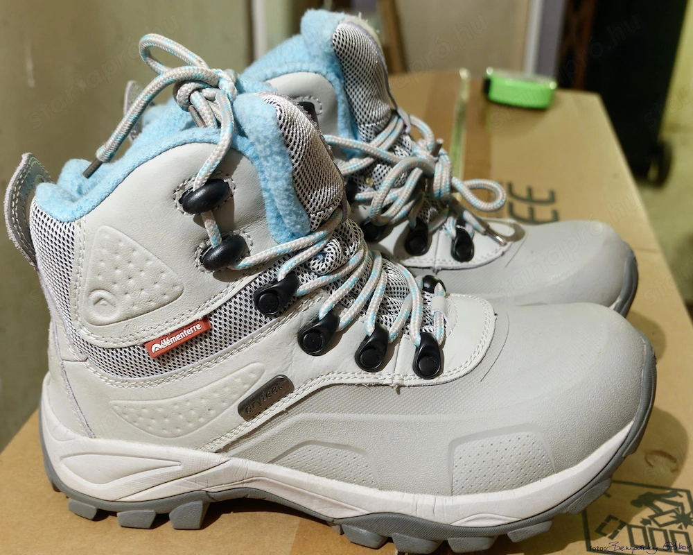 37-es ÉlémenTerre DRYFEET vízálló, bélelt női lány hótaposó, eladó