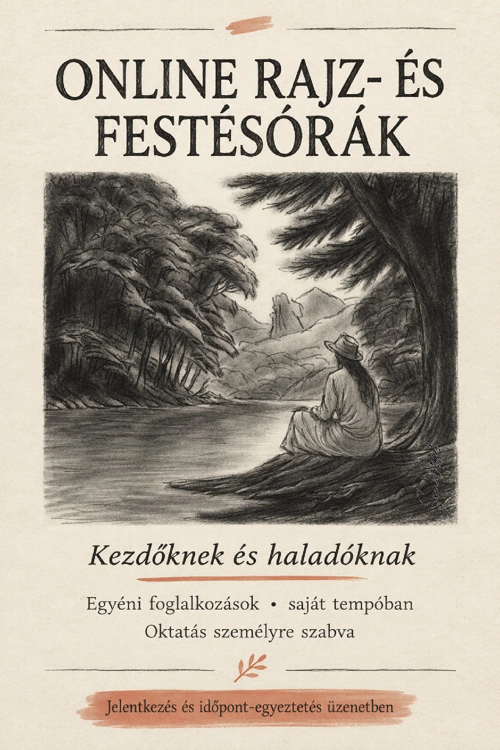 ONLINE grafika- festészet korrepetálás, konzultáció