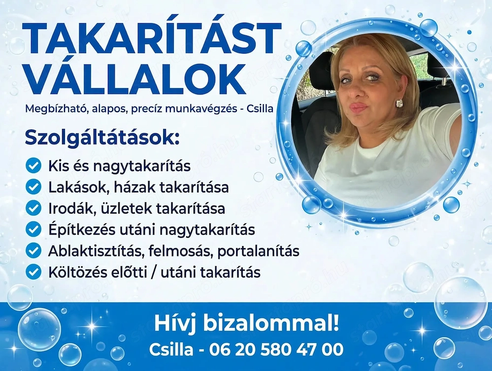 Takarítást Vállalok