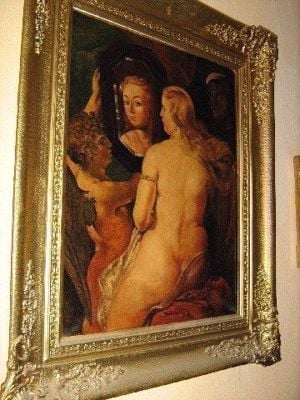 Rubens:Venus at a Mirror c. olajmásolat