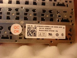Dell Inspiron N5110 M5110 15r magyar billentyűzet 5n4pd, 05n4pd - kép 5