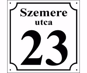 Hagyományos és egyedi házszámtáblák készítése nagyon olcsó áron! - kép 2