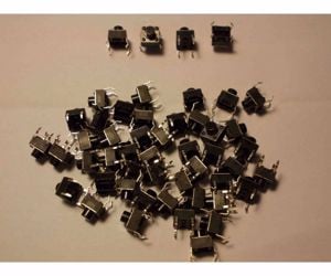 6x6x6 mm tact nyomógomb mikrokapcsoló eladó 50 db - kép 2