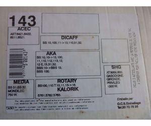 Porszívó papírporzsák eladó 8db Acec, aka, Dicaff, shg, Media, Rotary, Kalorik - kép 3