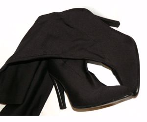 Különleges fekete olasz harisnya csizma 38 39 - kép 9