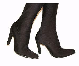 Különleges fekete olasz harisnya csizma 38 39 - kép 6