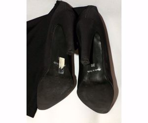 Különleges fekete olasz harisnya csizma 38 39 - kép 8