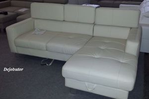 Sammy mini valódi bőr fix vagy nyitható relax sarok 220x160 cm jobbos vagy balos kivitelben  - kép 6