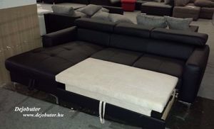 Sammy mini valódi bőr fix vagy nyitható relax sarok 220x160 cm jobbos vagy balos kivitelben  - kép 10