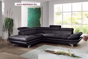 Enterprice valódi bőr sarok kanapé ülőgarnitúra fix jobbos 270x230 cm4399.000 Ft  - kép 4