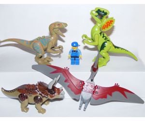 Lego Jurassic World figurák dinoszaurusz figura dínó 8db Új BP - kép 6