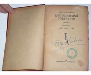 Anatole France Egy színésznő története Gyöngyház szelence Clio / könyv - kép 5