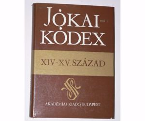 P. Balázs János Jókai – kódex xiv-xv század / könyv