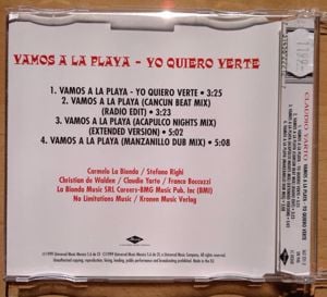 Claudio Yarto - Vamos a la Playa maxi cd eladó (1999) - kép 5