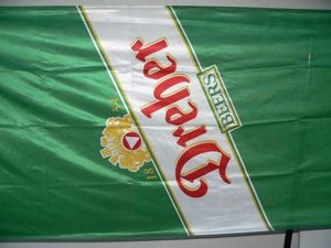 Óriási Dreher sörös zászló molinó 2.8x1m - kép 3