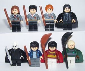 Lego Harry Potter figurák Hermione Ron Voldemort Drako Python figura 8db - kép 2