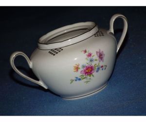 Hibátlan bonbonier Stadtlengsfeld német porcelán cukortartó - kép 4