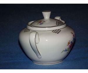 Hibátlan bonbonier Stadtlengsfeld német porcelán cukortartó - kép 2