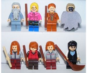 Lego Harry Potter figurák Dumbledore Halálfaló Ginny Hermione figura 8 - kép 2