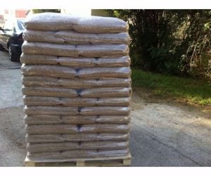 Kisállat alom eladó, préselt fűrészpor pellet 15 kg-os zsákokban - kép 6