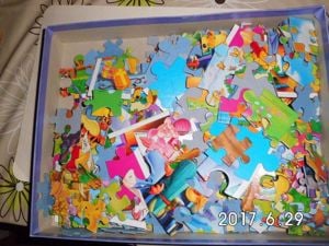 Társasjátékok és Micimackó -10 in 1- puzzle olcsón eladó! - kép 7