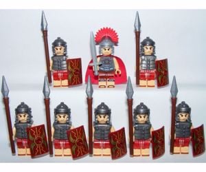 Lego Castle figurák Római katona + parancsnok Brickarms figura