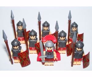 Lego Castle figurák Római katona + parancsnok Brickarms figura - kép 4