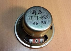 8 Ohm, 4 Watt hangszóró eladó, yd77-8sx hangszóró - kép 2