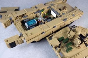 Lego U.S. M1a2 Abrams Tank World of Tanks 36x25x12cm 1460db  új - kép 11