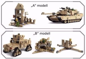 Lego U.S. M1a2 Abrams Tank World of Tanks 36x25x12cm 1460db  új - kép 14