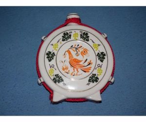  Hollóházi porcelán kulacs 2db. egyben - kép 6