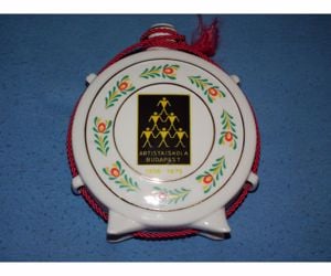  Hollóházi porcelán kulacs 2db. egyben - kép 9