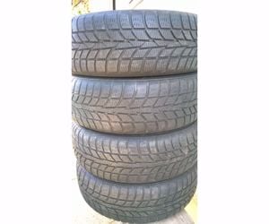 4db 15-ös 4x114.3-as Honda lemezfelni 185 60R15 Hankook téli gumival eladó - kép 3