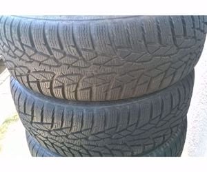 4db 14-es 4x108-as Peugeot-citroen-ford lemezfelni újszerű 185/65r14 Nokian-riken téli gumival eladó - kép 4