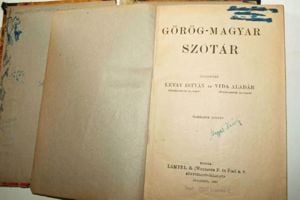 Lévay István Vida Aladár Görög – magyar szótár / Lampel Rt kiadás 1921 könyv