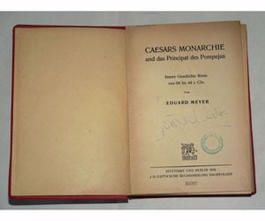 Eduard Meyer Caesars Monarchie und das Principat des Pompejus / antik könyv