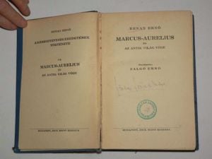 Renan Ernő Marcus Aurelius és az antik világ vége / antik könyv - kép 2