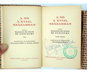 Edmond és Jules de Goncourt A nő a xviii. Században I ii  / könyv 1921 - kép 2