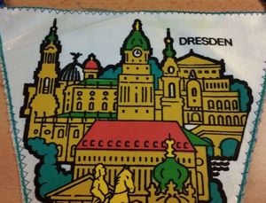 Dresden, Drezda asztali zászló eladó - kép 5