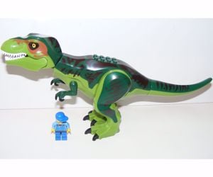 Lego Jurassic World dinoszaurusz figura dínó Nagy Zöld T-rex 30cm új - kép 3