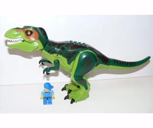 Lego Jurassic World dinoszaurusz figura dínó Nagy Zöld T-rex 30cm új - kép 2