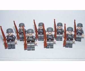 Lego 2. világháborús Német Wehrmacht katonák katona figurák figura 8db - kép 3