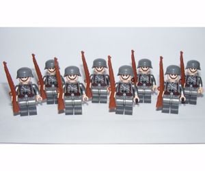 Lego 2. világháborús Német Wehrmacht katonák katona figurák figura 8db - kép 2